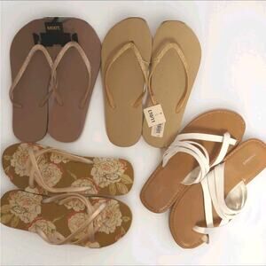 Womens Sandals & Flip Flops Bundle | 10–11 | Mixit Sonoma Joyfolie